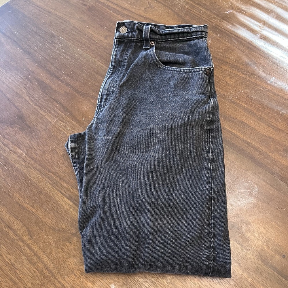 Levi's 550 Jeans Mens 32x32‎ Black Relaxed Fit Vintage Made in USA Denim Pants